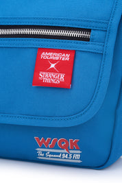 STRANGER THINGS BLUE MESSENGER BAG