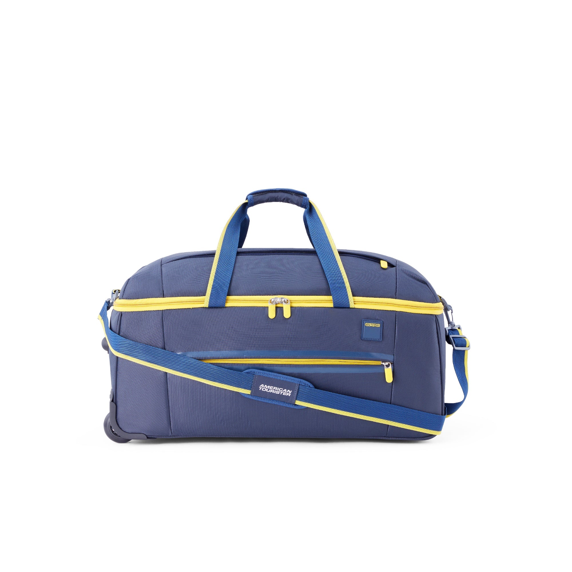 american tourister travel duffel bag Zoom 22" 2-Wheel Wheeled Bags American Touristers Exo Hybrid Softside rolling duffel design expands to 2 larger sizes when extra room is needed American Tourister Rolling Duffel Bag