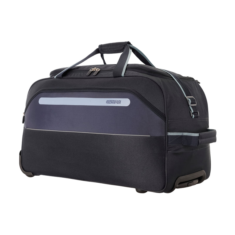 american tourister dunk expandable travel duffel bag Urban Track 2 Wheel Bag, Grey (dark grey), S (55 cm - 55 L), with 2 wheels Its compact dimensions are ideal for weekend getaways or as a supplementary travel bag American Tourister Multiply Double Expansion