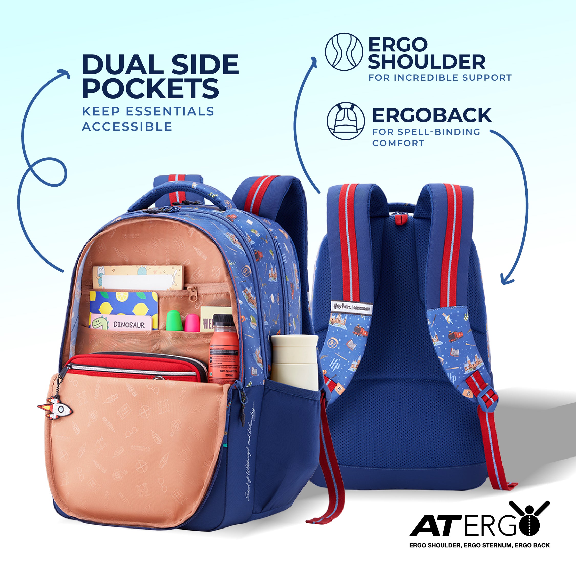 HP ALL OVER BACKPACK