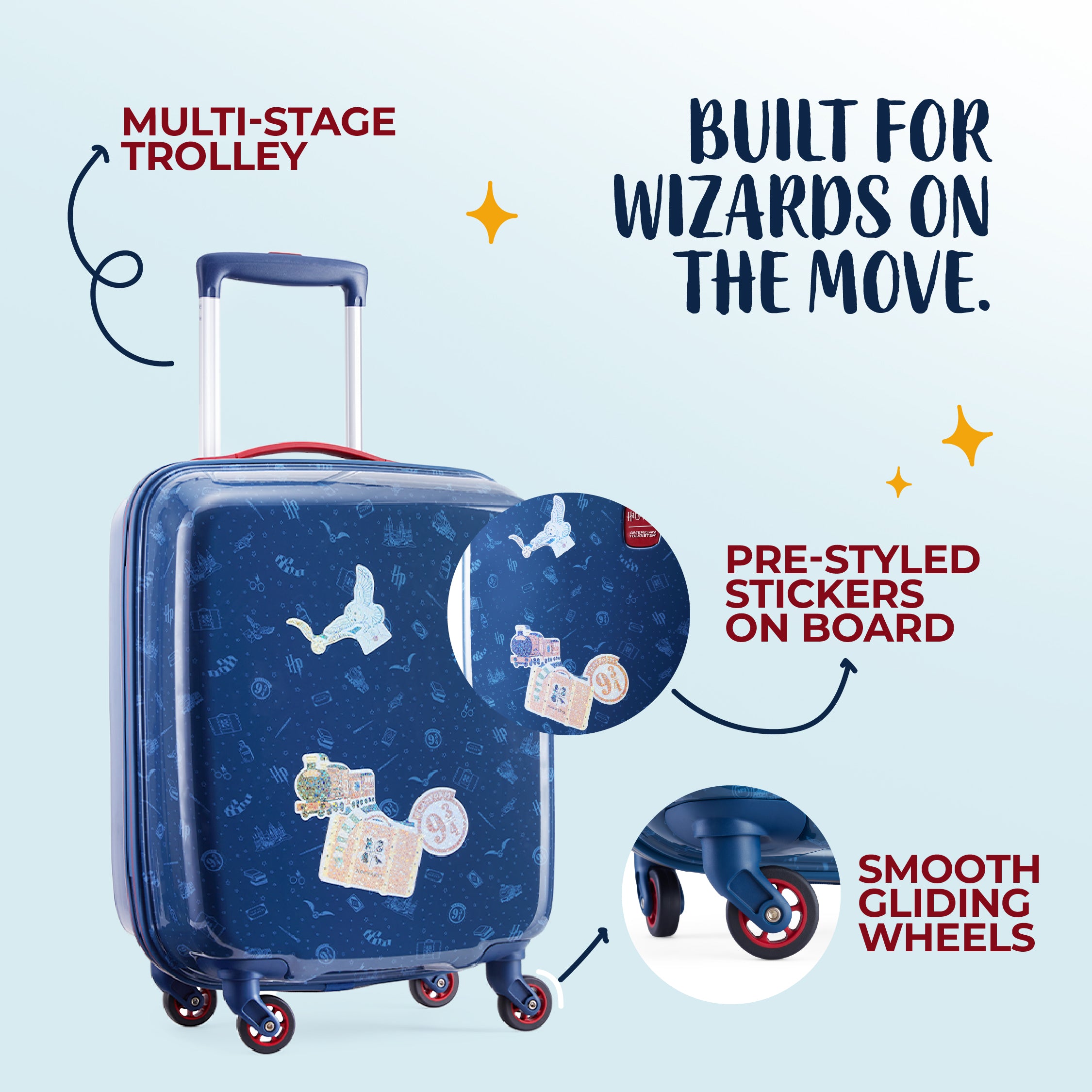 HP ALL OVER LUGGAGE