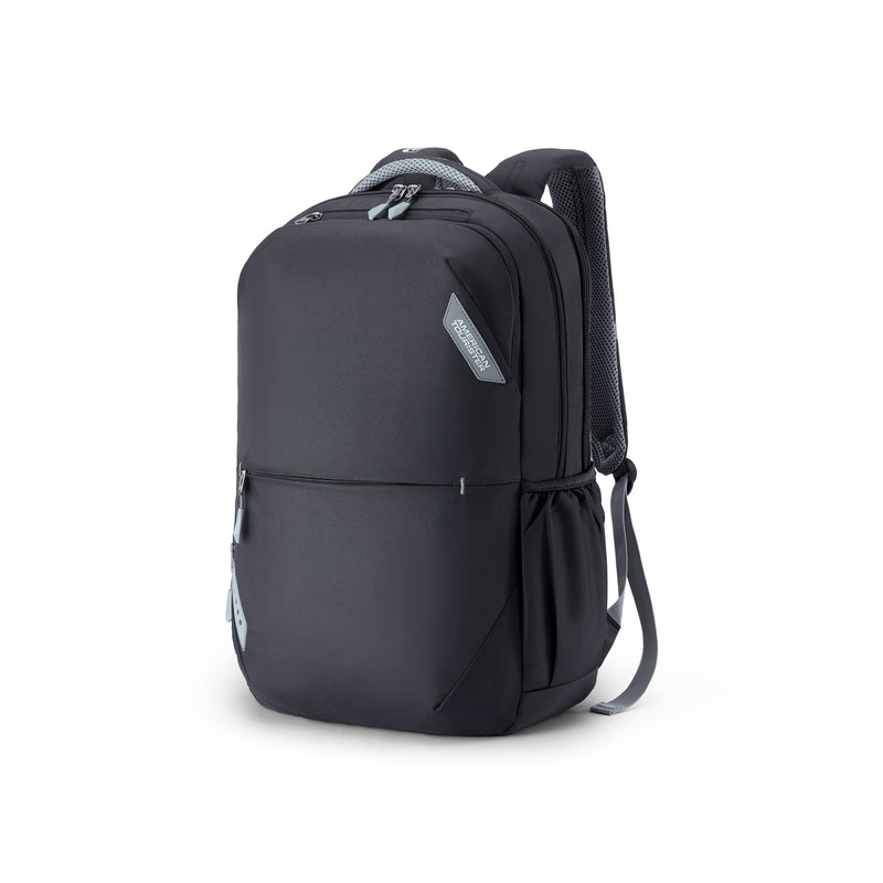 american tourister backpack with rain cover Mist (Style 4), 31L Volume an Add-on & Front Organizer, for Men & Women, Teal, 29.5 Ltrs, Travel Backpacks Fashion American Tourister Rubio 30L Executive