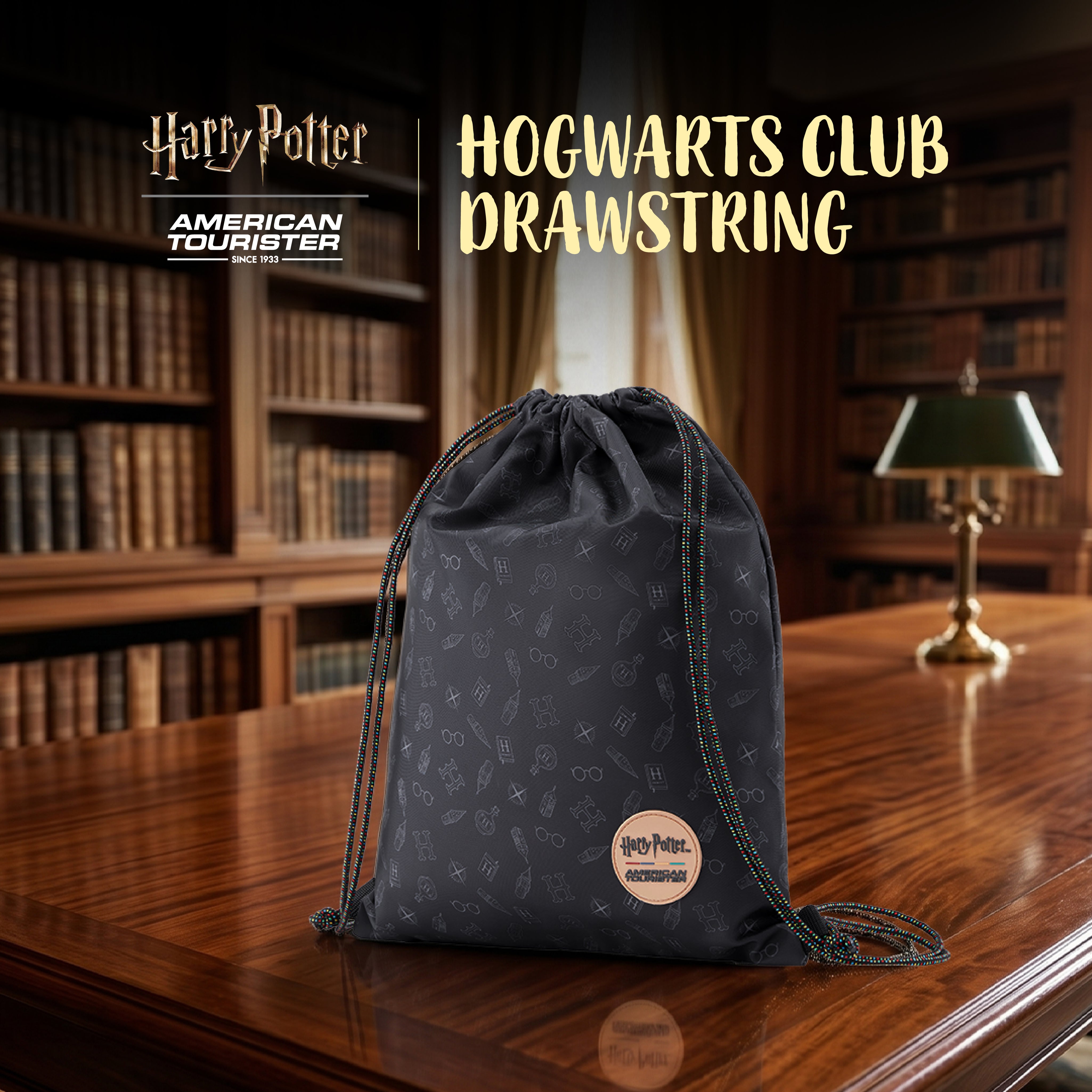 HP HOGWARTS CLUB DRAWSTRING