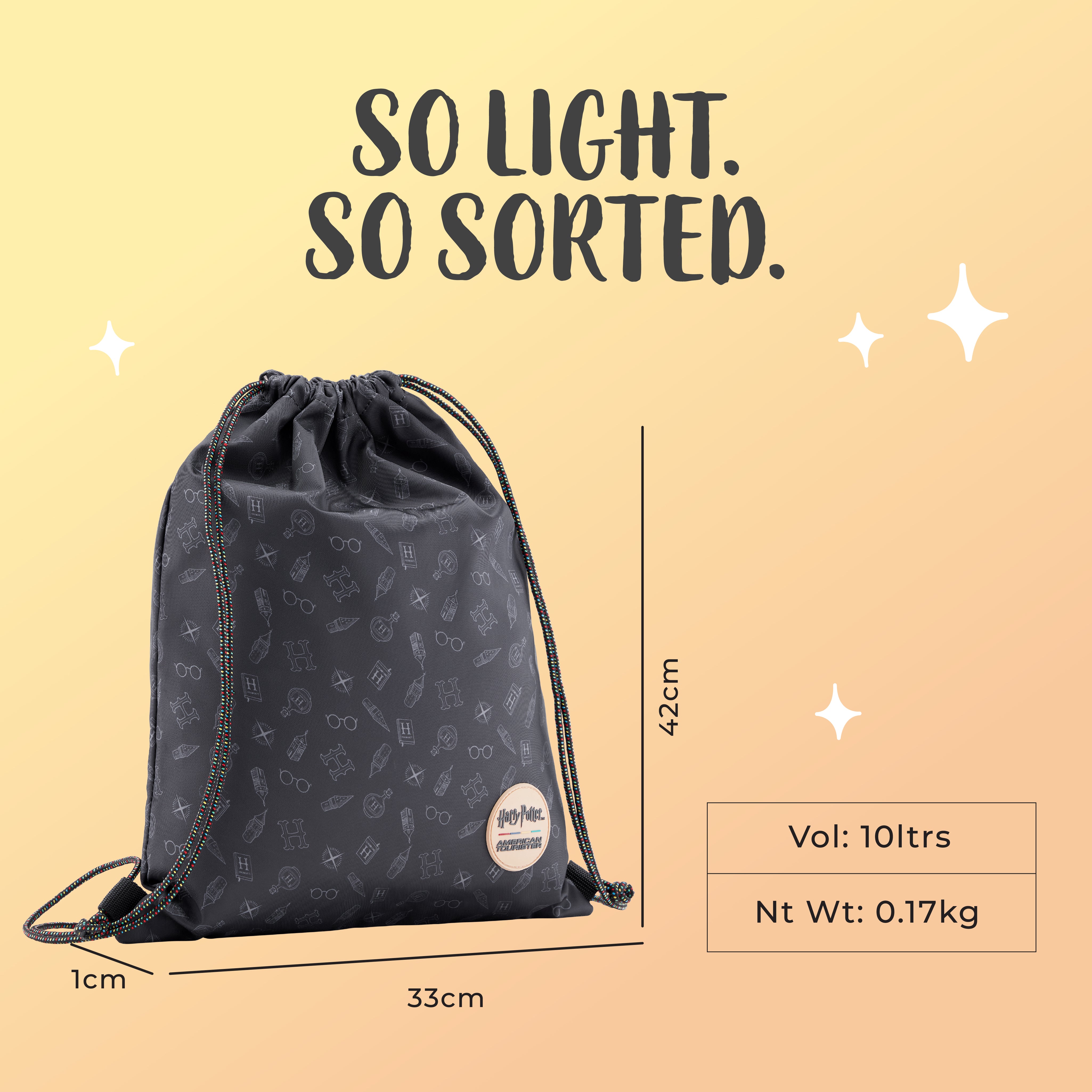 HP HOGWARTS CLUB DRAWSTRING