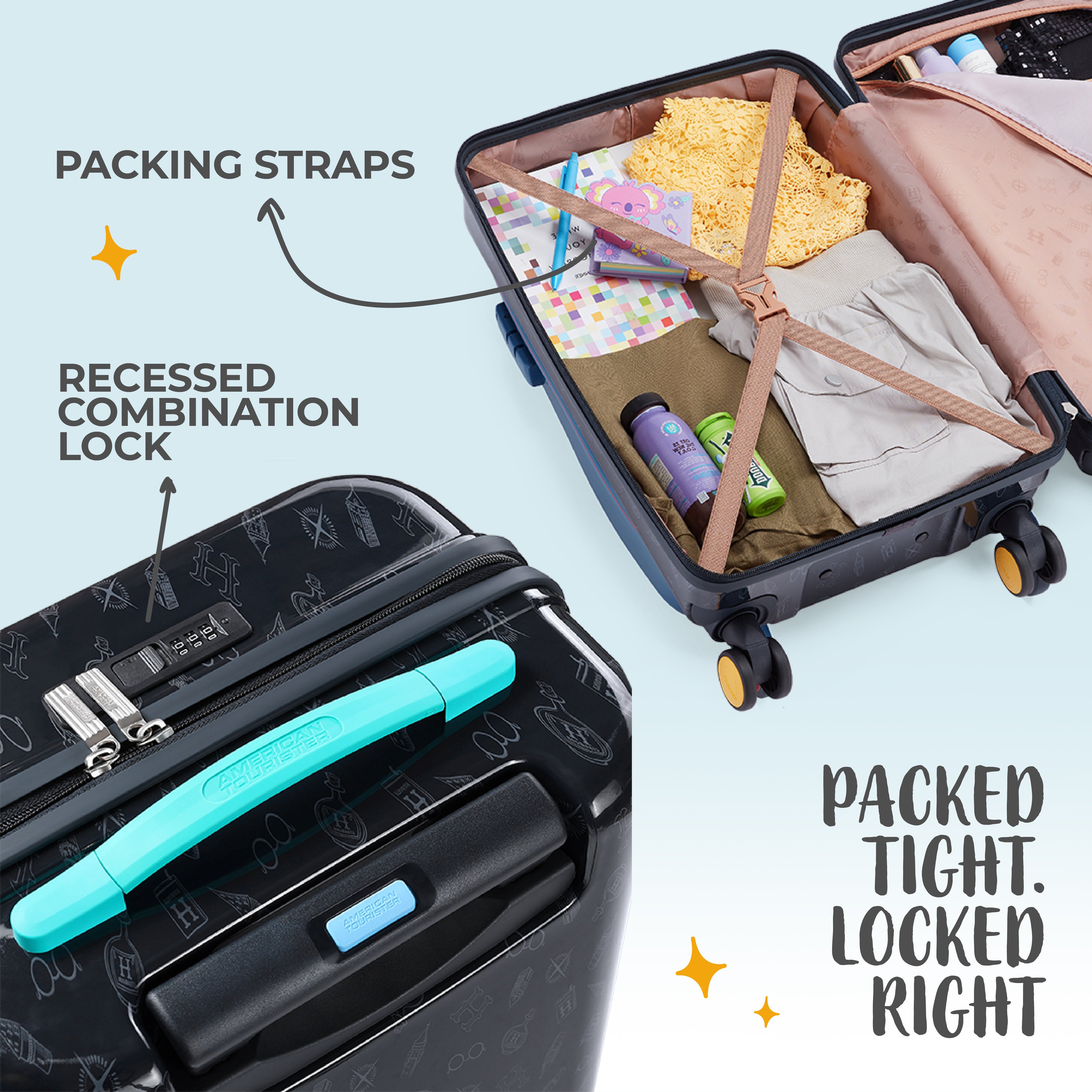 HP HOGWARTS CLUB LUGGAGE