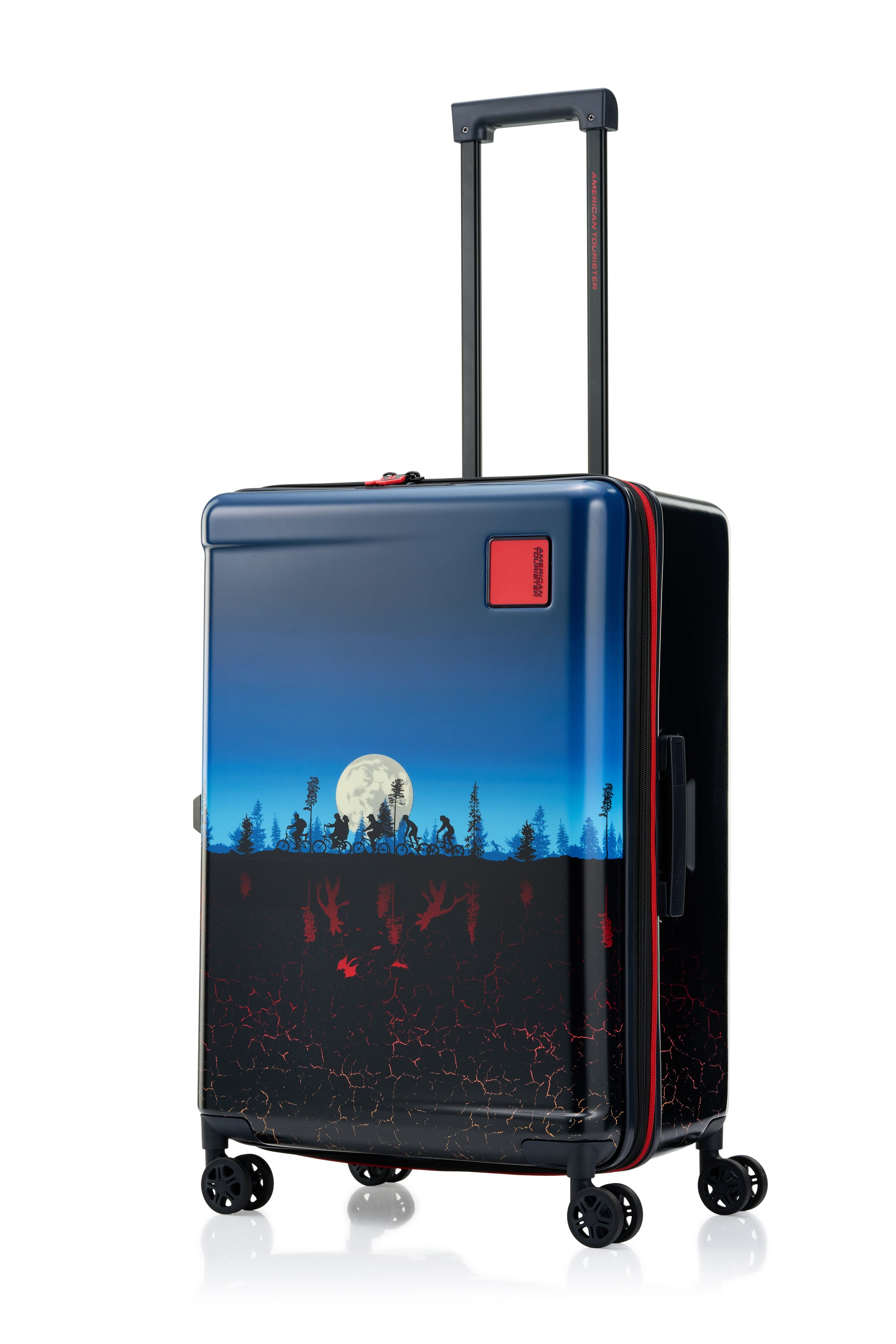 sOMEThING Yuiga マットレッド / ブラックリム STRANGER THINGS – American Tourister