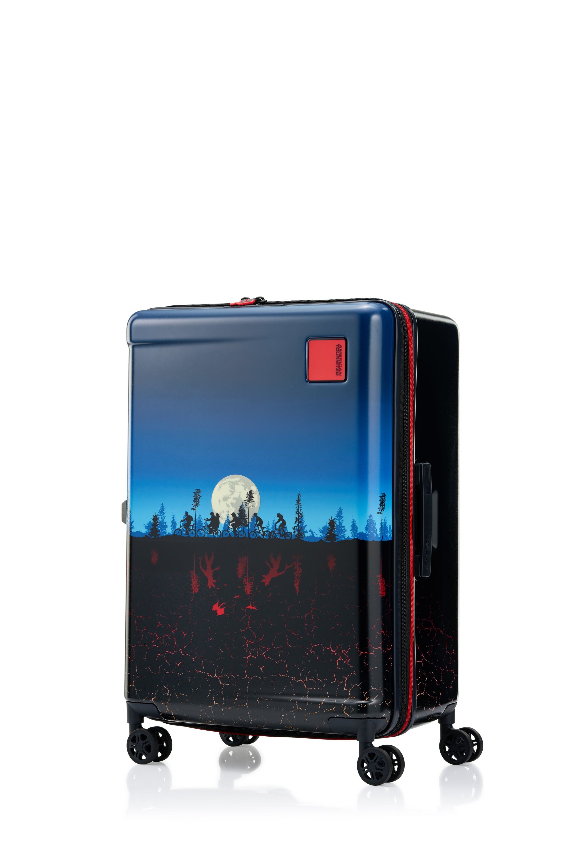 sOMEThING Yuiga マットレッド / ブラックリム STRANGER THINGS – American Tourister